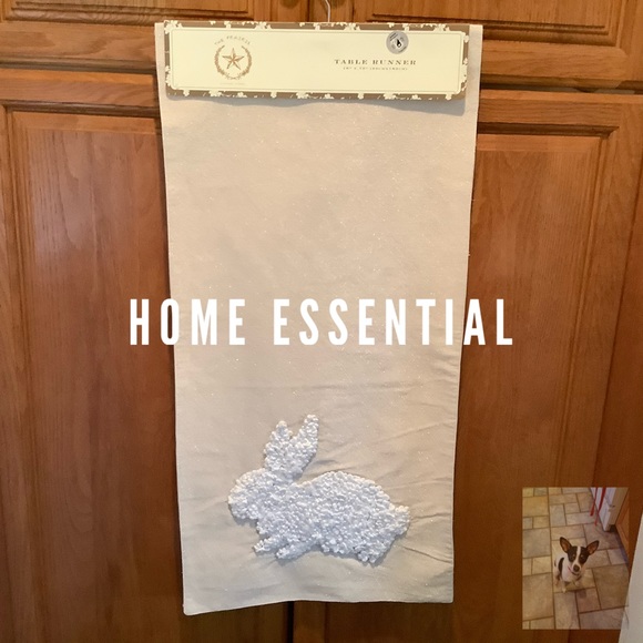 The Prairie by Rachel Ashwell | Dining | Brand New Bunny Rabbit Appliqu ...